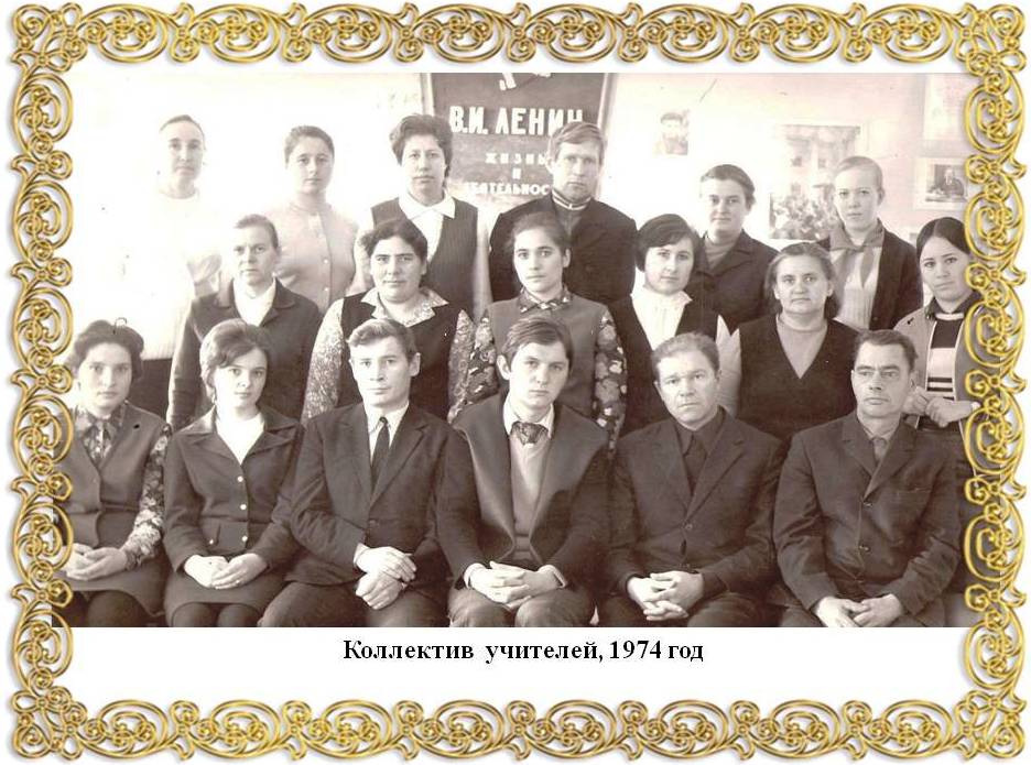 Коллектив учителей 1974 год
